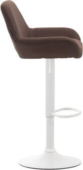 Barkruk Brigi Stof Bruin,Wit