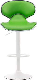 Barkruk Lis Vigis Kunstleer Groen,Wit
