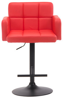 Barkruk Les Engalos Rood,Zwart