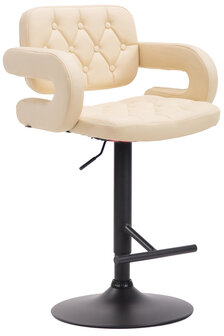 Barkruk Diblun Creme,Zwart