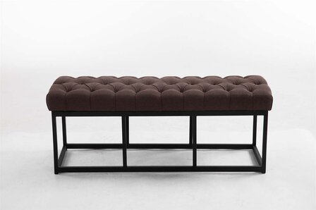 Bank Uman B stof Bruin,120 cm