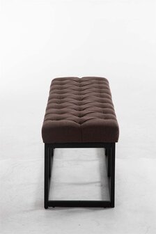 Bank Uman B stof Bruin,120 cm