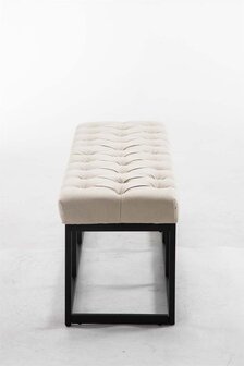 Bank Uman B stof Creme,120 cm