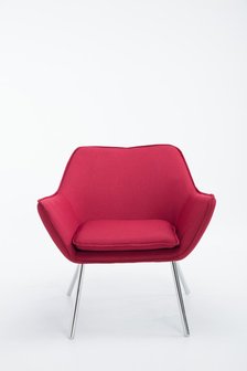 Lounger Caracas Stof Rood