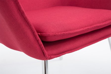 Lounger Caracas Stof Rood