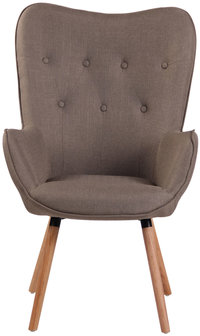 Lounger Oshfard Stof Taupe,natura