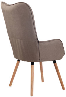 Lounger Oshfard Stof Taupe,natura