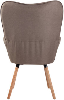 Lounger Oshfard Stof Taupe,natura