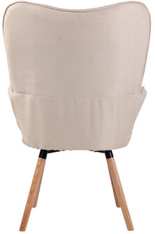 Lounger Oshfard Stof Creme,natura