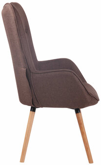 Lounger Oshfard Stof Bruin,natura