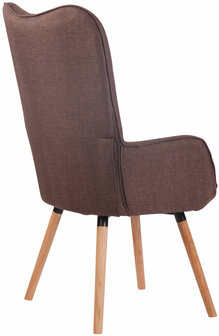 Lounger Oshfard Stof Bruin,natura