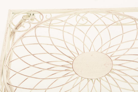 Tuintafel Zireni antik-Creme