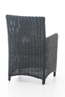 Wicker Stoel Fantano Zwart,CremeWit