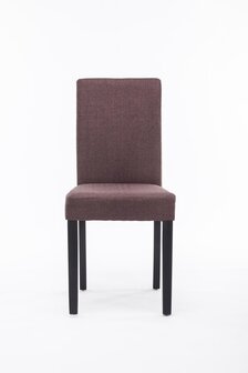 Eetkamerstoel Ani Stof Bruin,Zwart