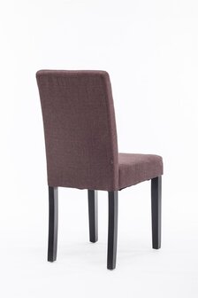 Eetkamerstoel Ani Stof Bruin,Zwart