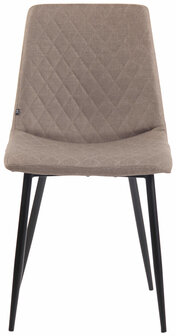 Eetkamerstoel Tildi stof Taupe