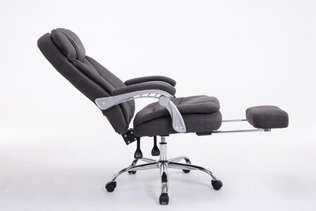 Bureaustoel XL Tria  stof Grijs