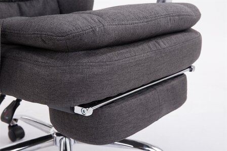 Bureaustoel XL Tria  stof Grijs