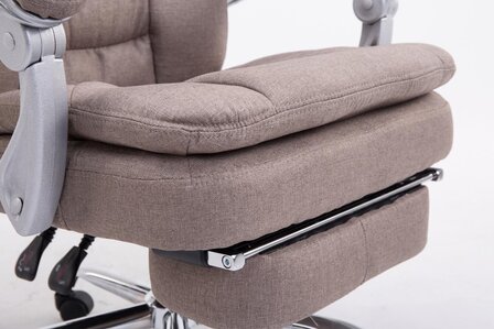 Bureaustoel XL Tria  stof Taupe