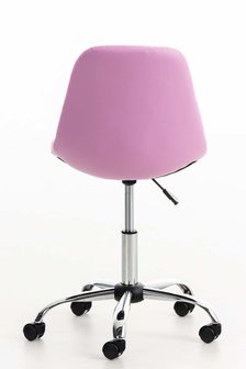 Bureaustoel Imel Kunstleer pink, 