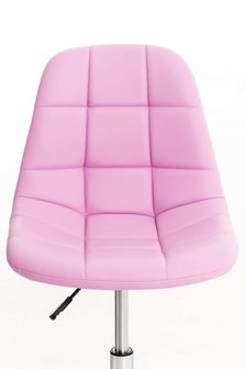 Bureaustoel Imel Kunstleer pink, 