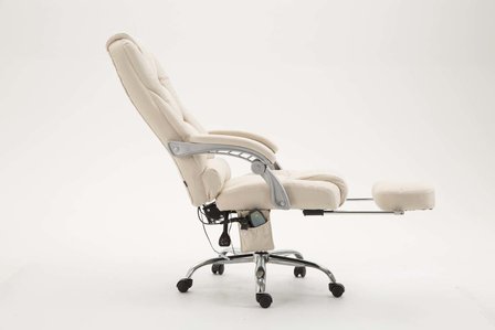 Bureaustoel Picifac Stof met Massagefunctie Creme