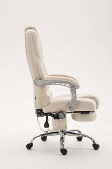Bureaustoel Picifac Stof met Massagefunctie Creme