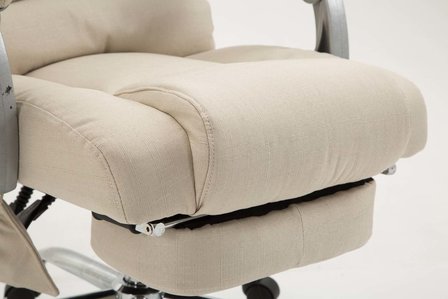 Bureaustoel Picifac Stof met Massagefunctie Creme