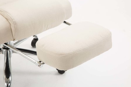 Bureaustoel Picifac Stof met Massagefunctie Creme