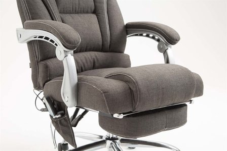Bureaustoel Picifac Stof met Massagefunctie Grijs
