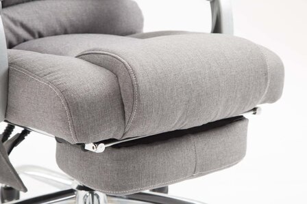 Bureaustoel Picifac Stof met Massagefunctie Grijs