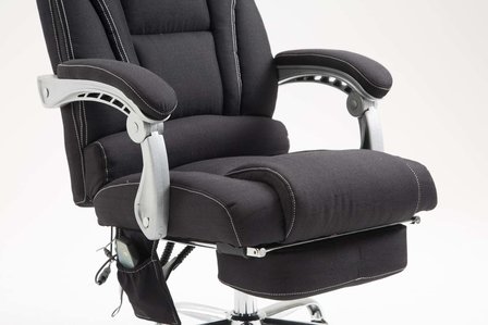 Bureaustoel Picifac Stof met Massagefunctie Zwart