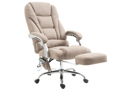 Bureaustoel Picifac Stof met Massagefunctie Taupe