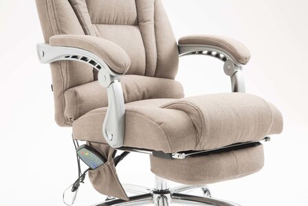 Bureaustoel Picifac Stof met Massagefunctie Taupe