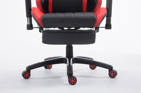 Racing bureaustoel Sheft V2 Zwart/Rood,mit Fußablage