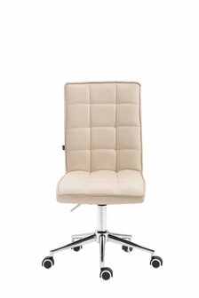 Bureaustoel Pikeng V2 kunstleer Creme