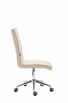 Bureaustoel Pikeng V2 kunstleer Creme
