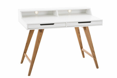 Bureau Oaten Wit,110 cm