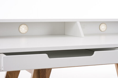 Bureau Oaten Wit,110 cm