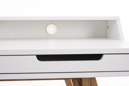 Bureau Oaten Wit,110 cm