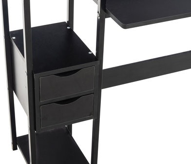 Bureau Wednis Zwart/Zwart