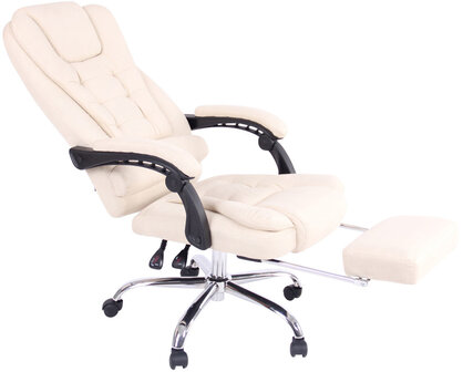 Bureaustoel Exygon Creme,Stoff