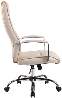 Bureaustoel Partlond Creme,Stoff