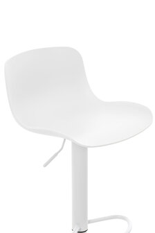 Set van 2 barkrukken Ilmidi Kunststof Wit