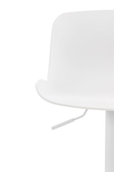 Set van 2 barkrukken Ilmidi Kunststof Wit