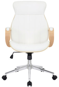 Bureaustoel Malille natura/Wit
