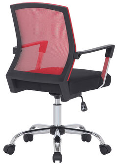 Bureaustoel Mobletan Zwart/Rood