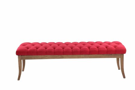 Bank Remsas Stof Rood,150 cm