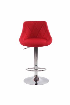 Set van 2 barkrukken Lozia Stof Rood