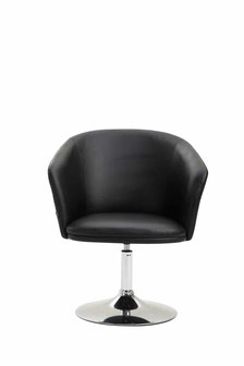 Lounger Ercada kunstleer Zwart